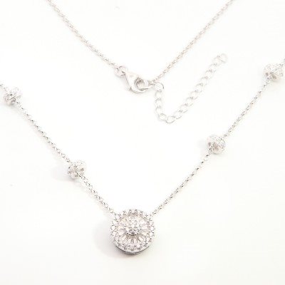 Collana Domar Gioielli Donna Collana argento 925 in Argento Cubic Zirconia NZB118907 - NZB118907